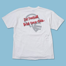 Vintage Coca Cola Football T-Shirt XLarge