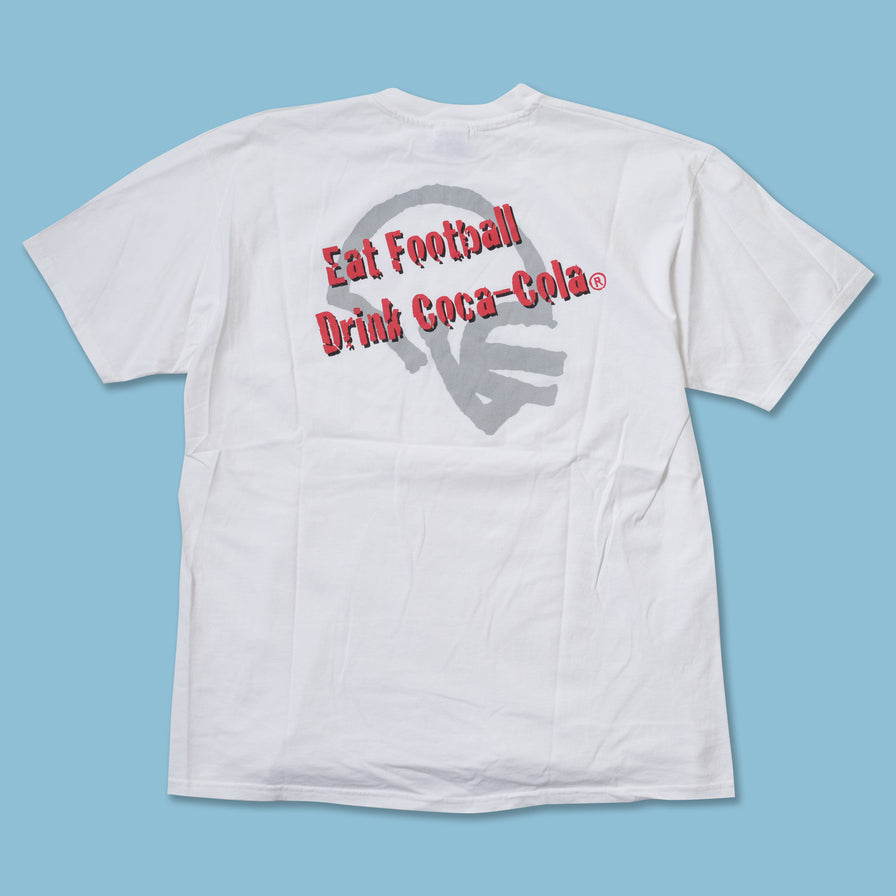 Vintage Coca Cola Football T-Shirt XLarge