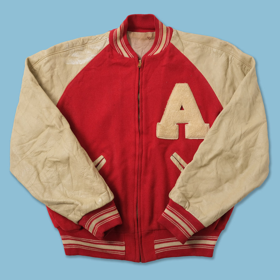 Vintage College Wool Jacket Medium