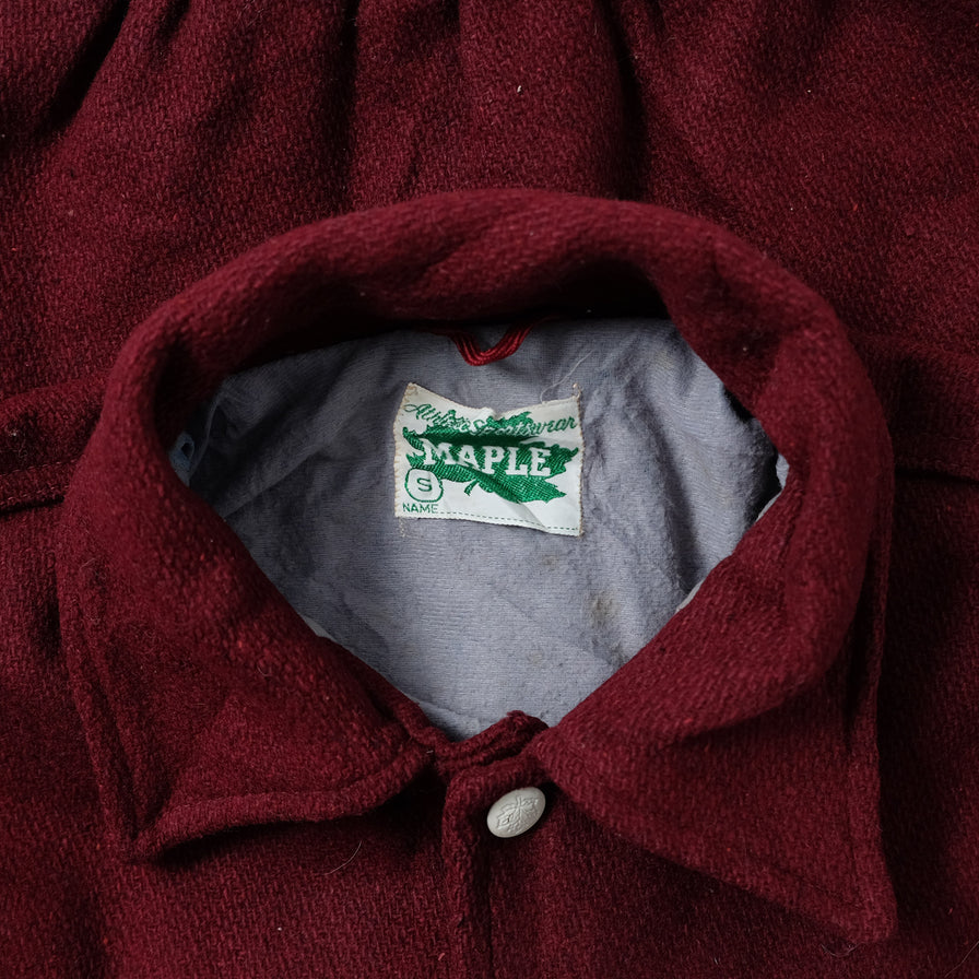 Vintage College Wool Jacket Medium