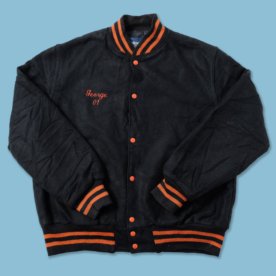 Vintage College Wool Jacket XLarge