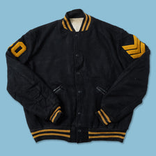 Vintage College Wool Jacket Large