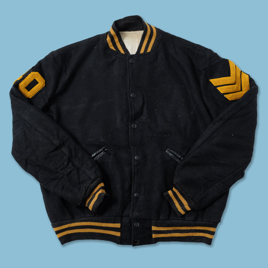 Vintage College Wool Jacket Large