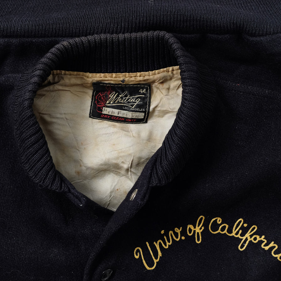 Vintage College Wool Jacket Large