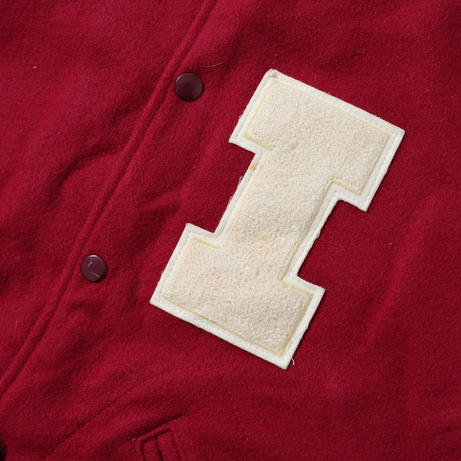 Vintage College Wool Jacket Medium