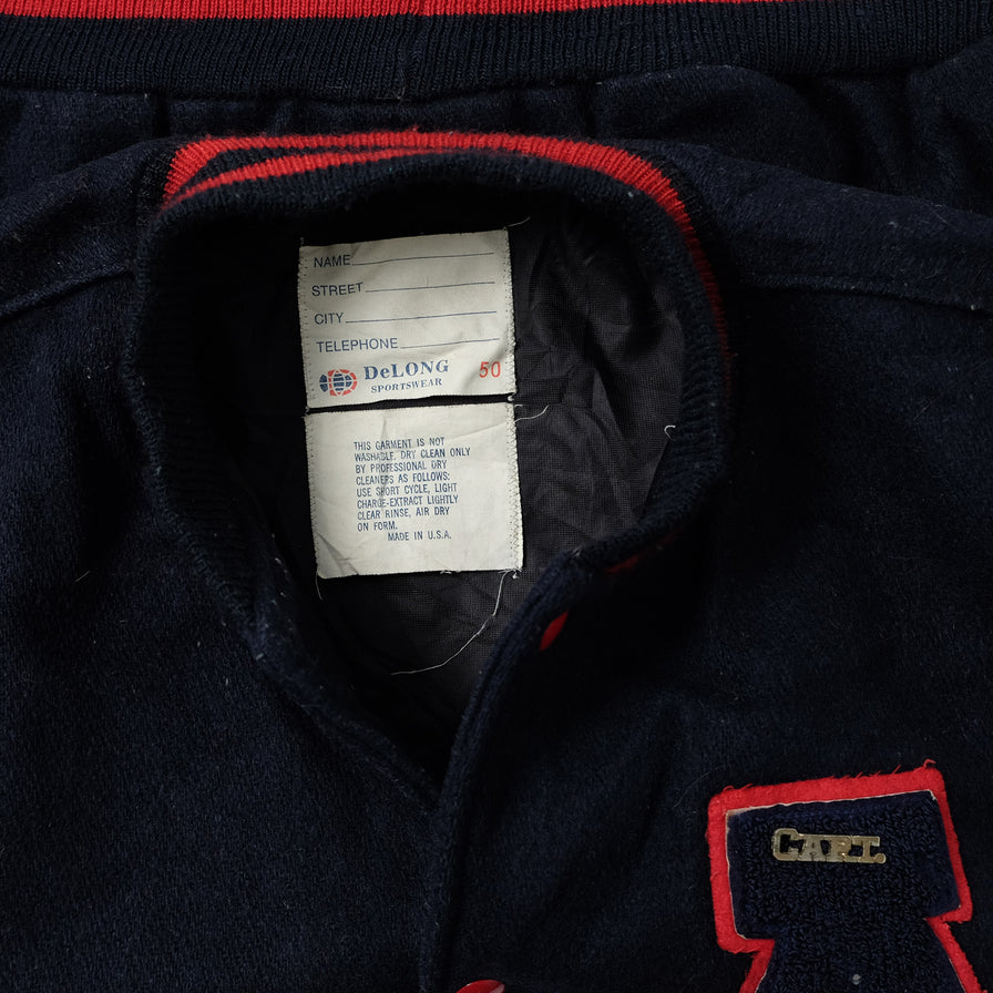 Vintage College Wool Jacket Large