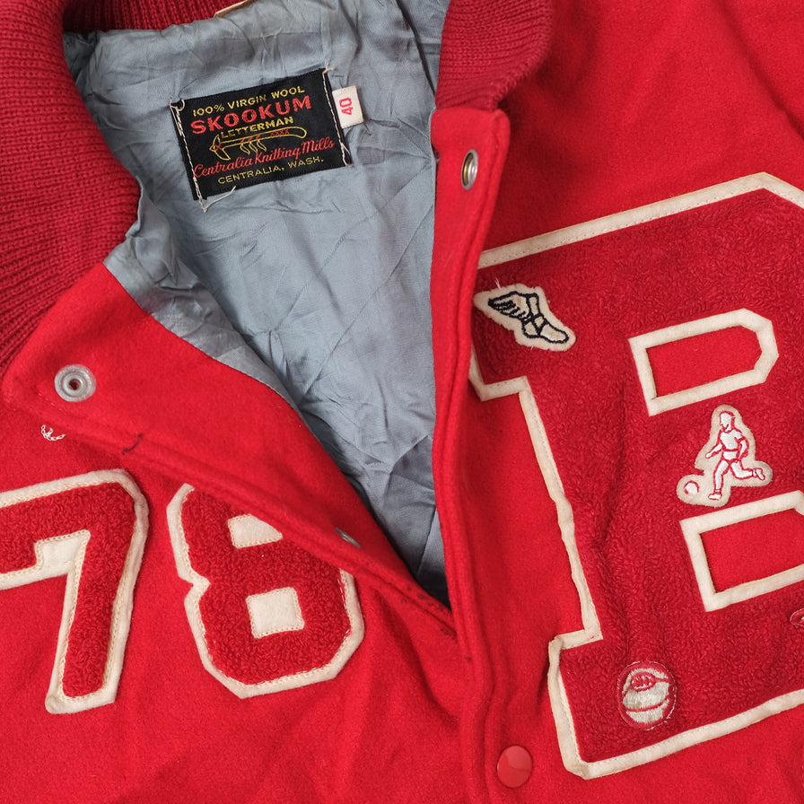 Vintage College Wool Jacket Medium