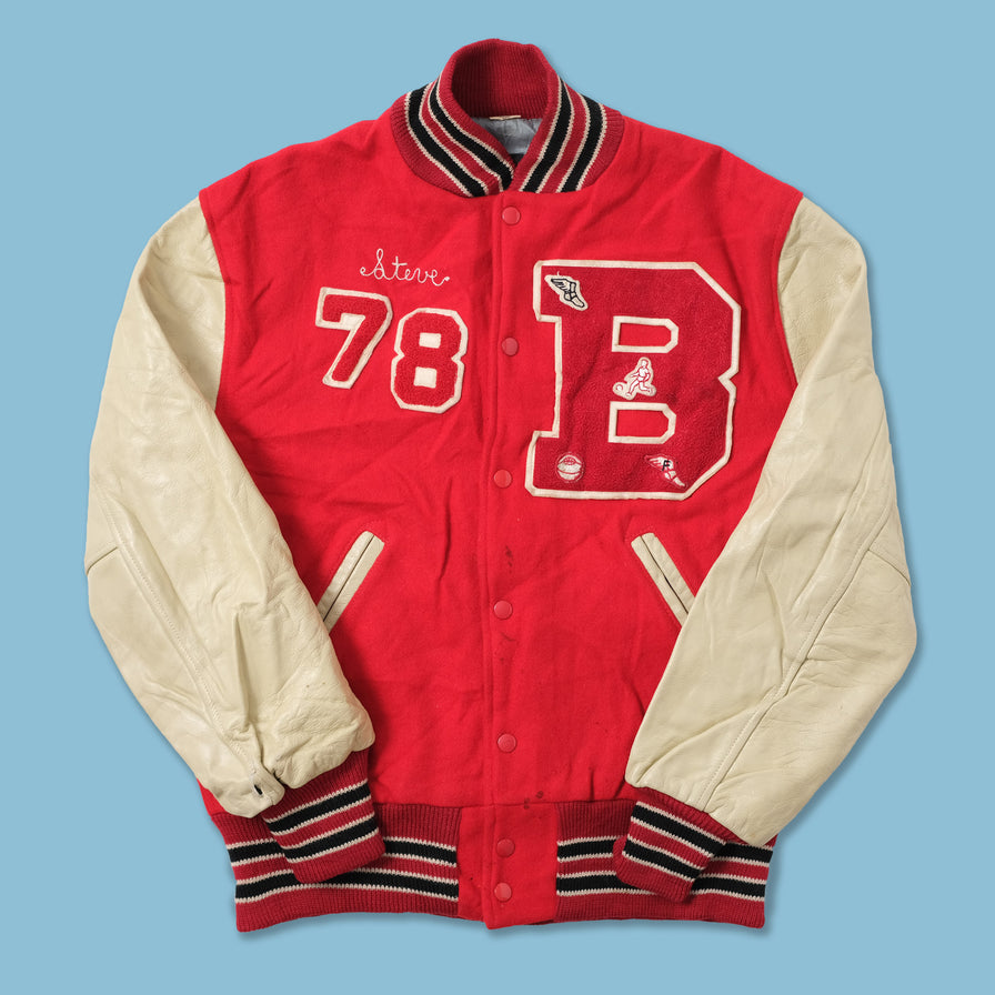 Vintage College Wool Jacket Medium