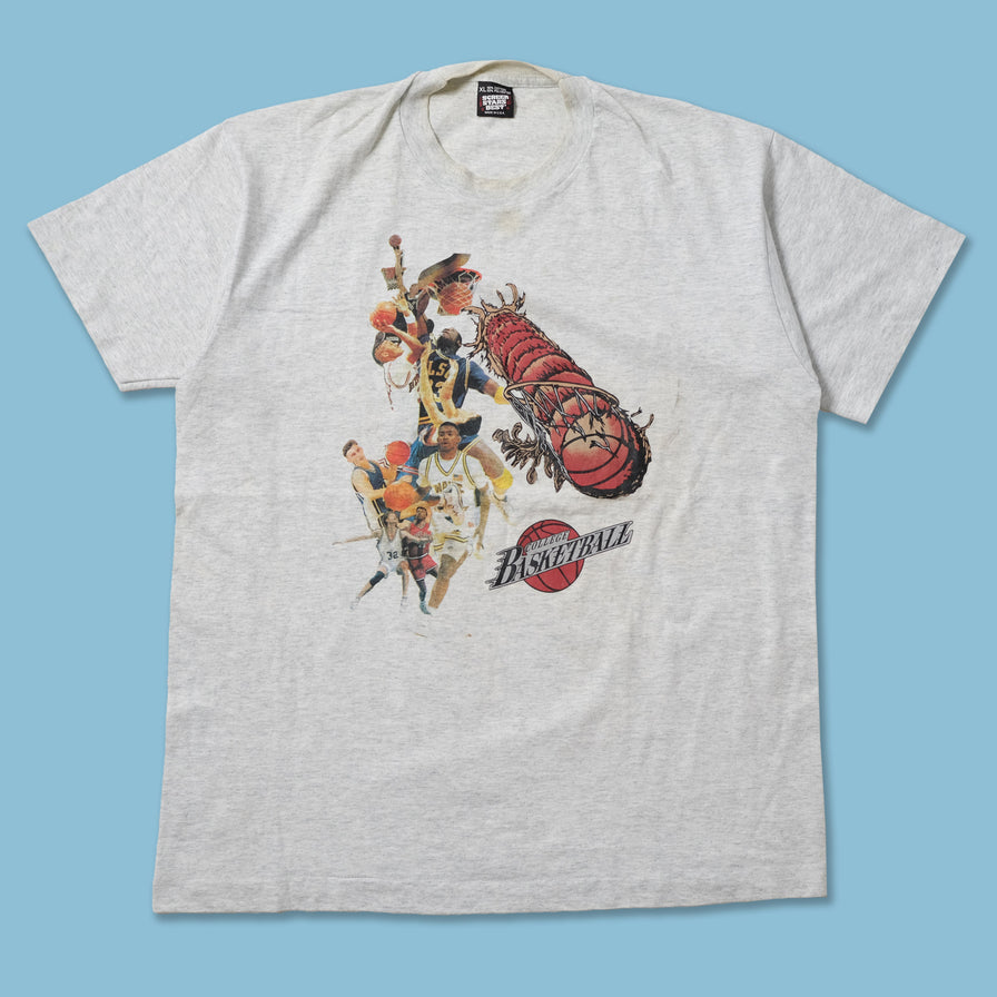 Vintage College Basketball T-Shirt Large / XLarge