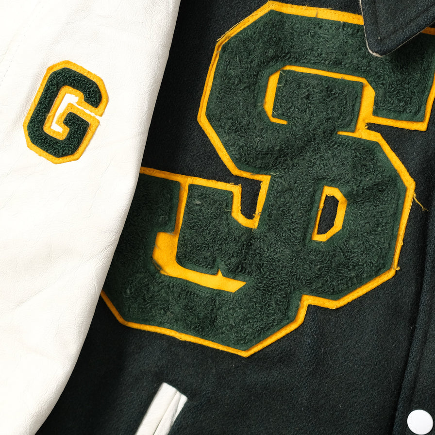 Vintage College Wool Jacket XLarge