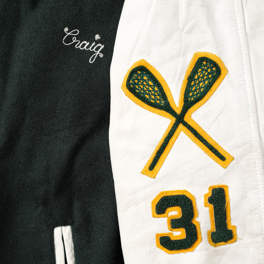 Vintage College Wool Jacket XLarge