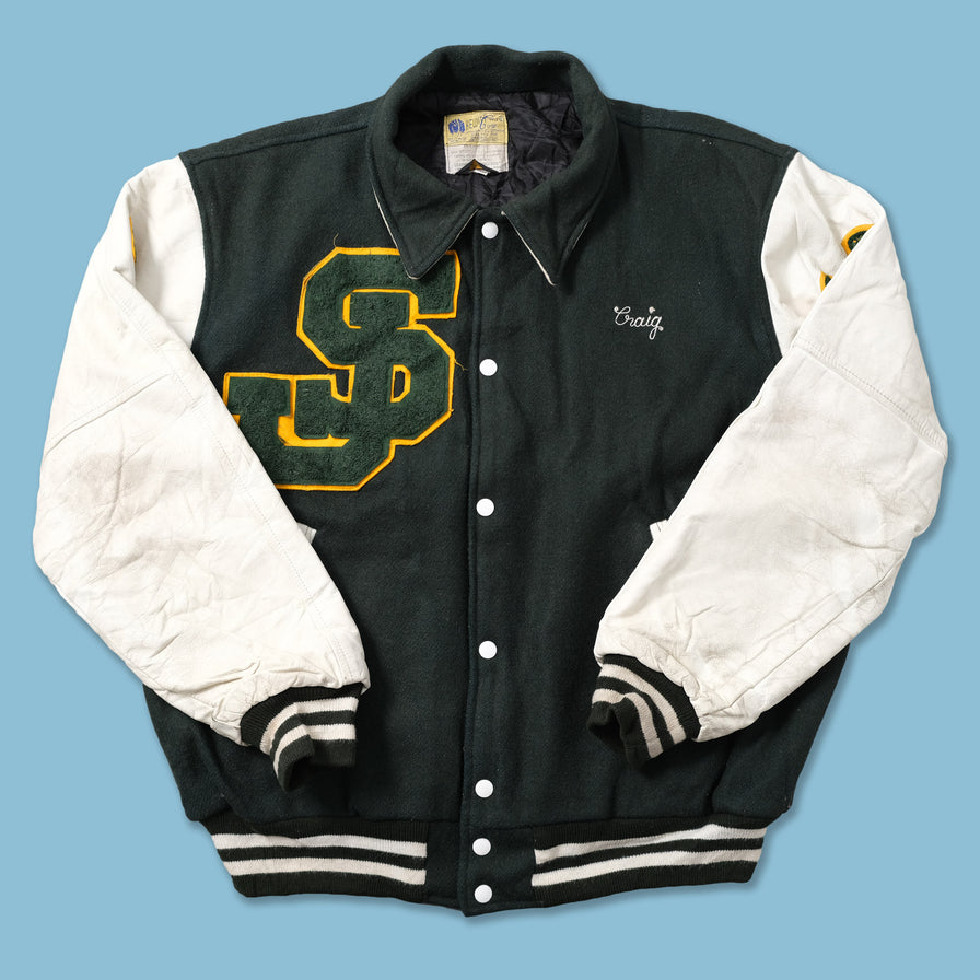 Vintage College Wool Jacket XLarge