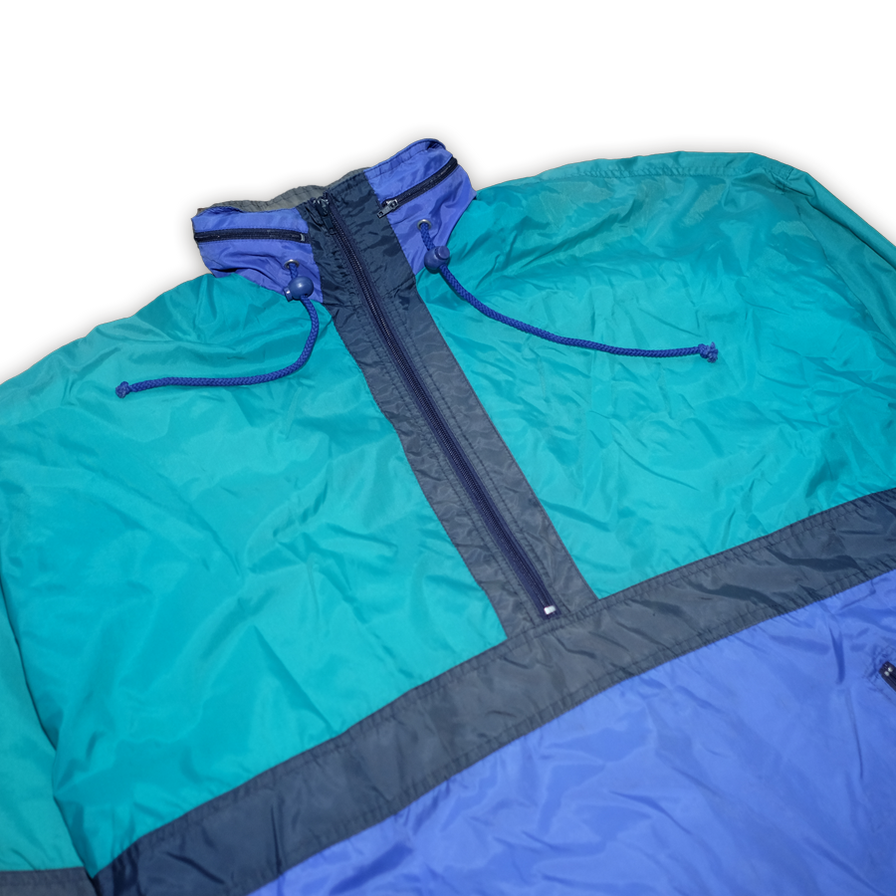 Vintage Half Zip Windbreaker Large - Double Double Vintage
