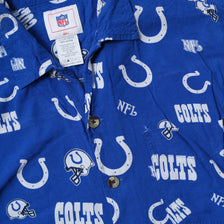 Vintage Indianapolis Colts Pattern Shirt Large