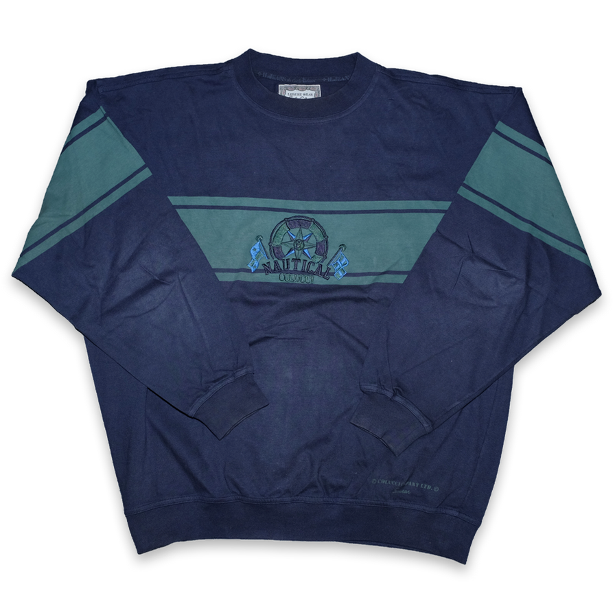 Vintage Carlo Colucci Nautical Sweater XLarge