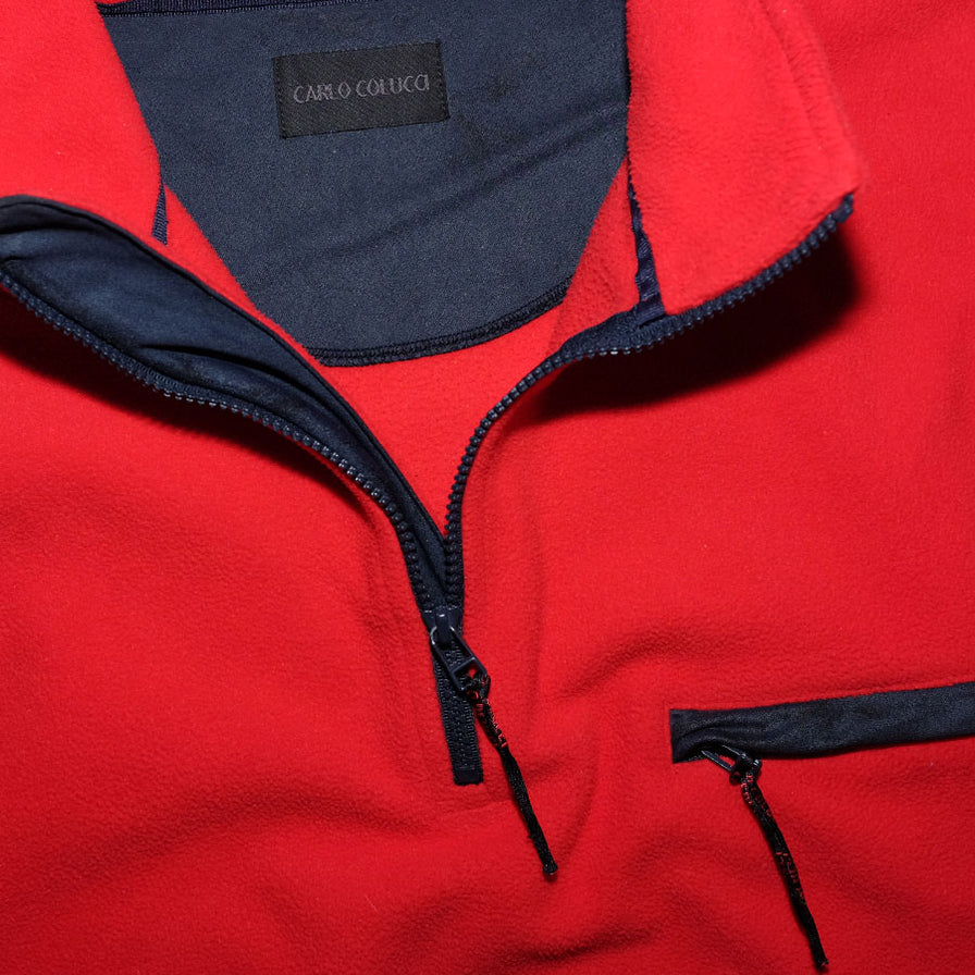 Vintage Carlo Colucci Q-Zip Fleece XLarge - Double Double Vintage