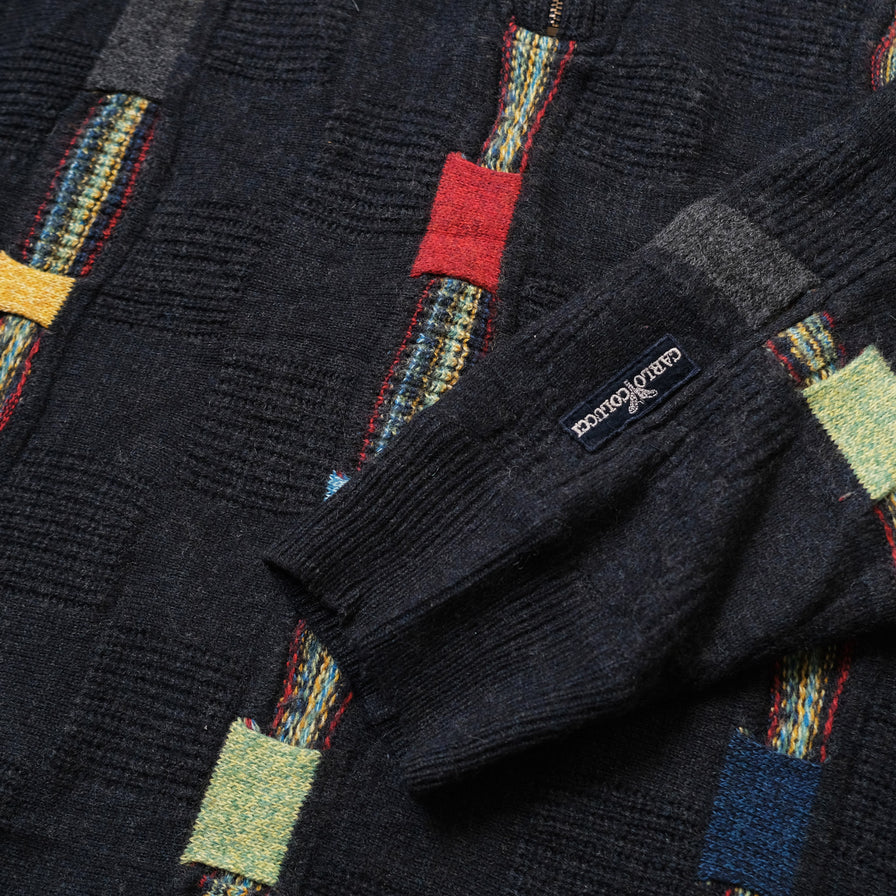 Vintage Carlo Colucci Q-Zip Sweater Medium