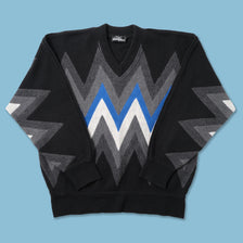 Vintage Carlo Colucci V-Neck Sweater XLarge