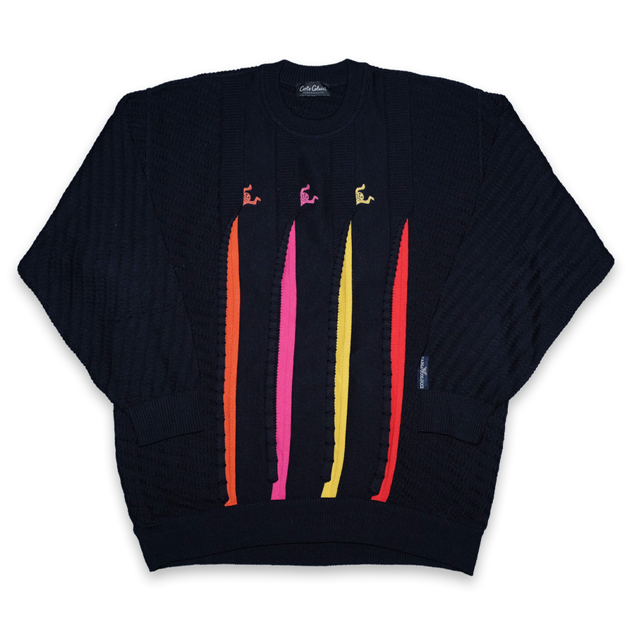 Vintage Carlo Colucci Personality Sweater XLarge - Double Double Vintage