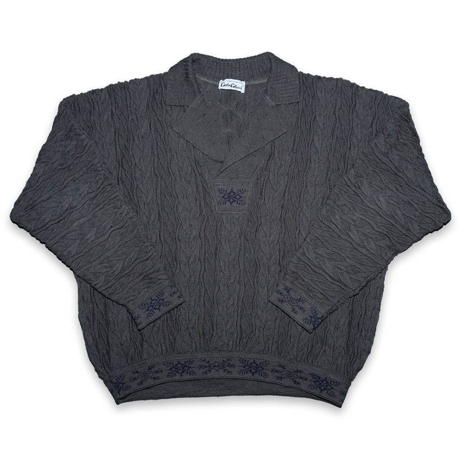 Vintage Carlo Colucci Sweater XLarge - Double Double Vintage