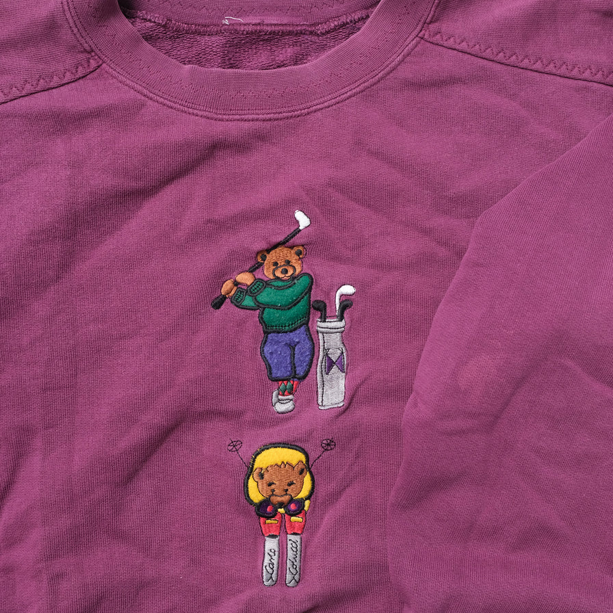 Vintage Carlo Colucci Bears Sweater Medium / Large