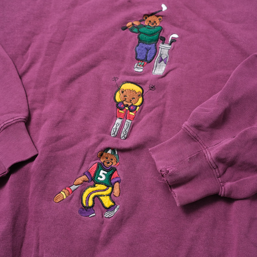 Vintage Carlo Colucci Bears Sweater Medium / Large