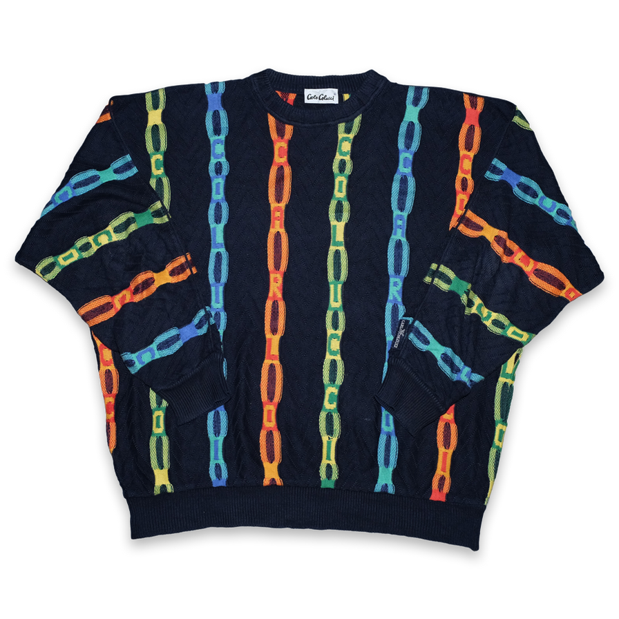 Vintage Carlo Colucci Sweater XLarge - Double Double Vintage