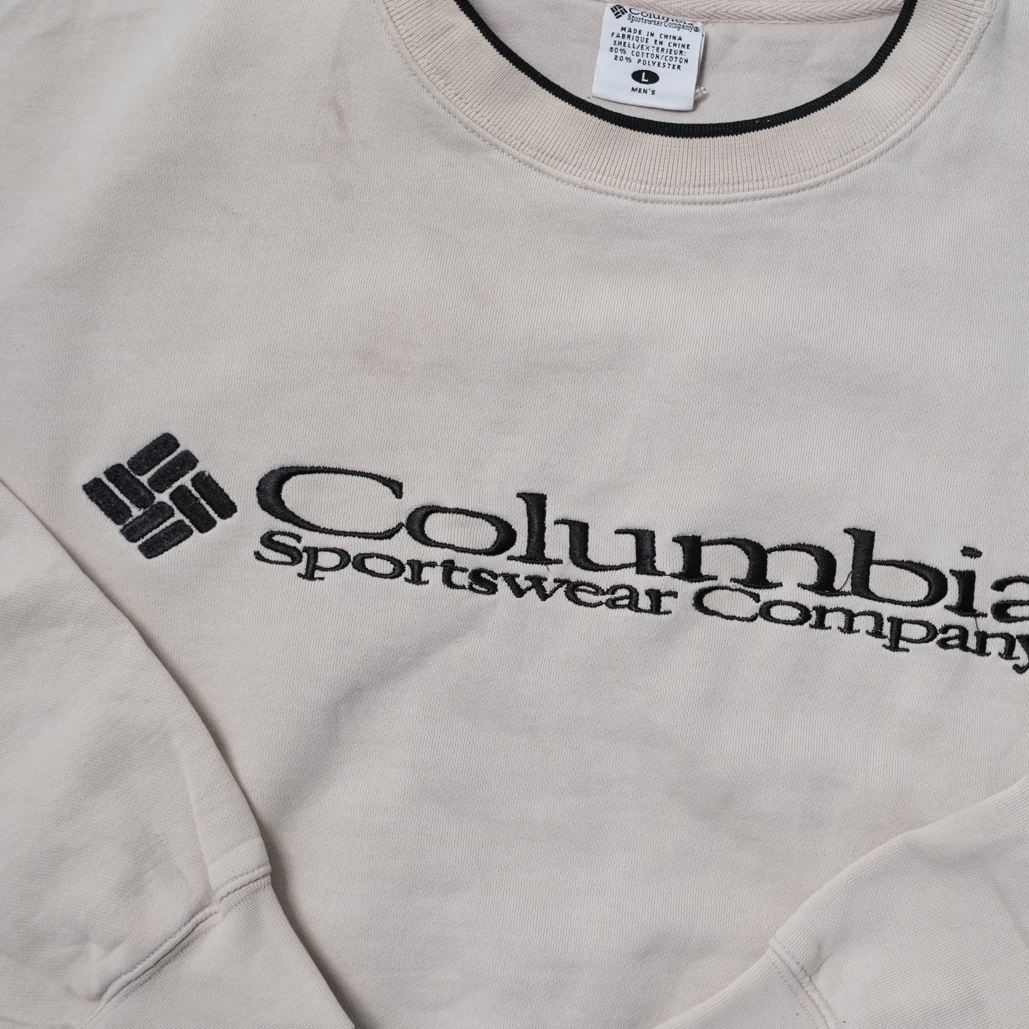 Vintage Columbia Sweater Medium Large Double Double Vintage