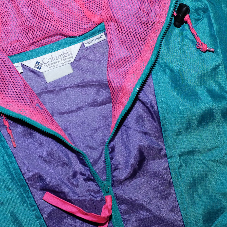 Vintage Columbia Q-Zip Windbreaker Medium - Double Double Vintage