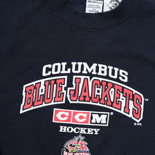 Vintage Columbus Blue Jacket Sweater XS / Small