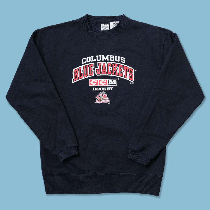 Vintage Columbus Blue Jacket Sweater XS / Small