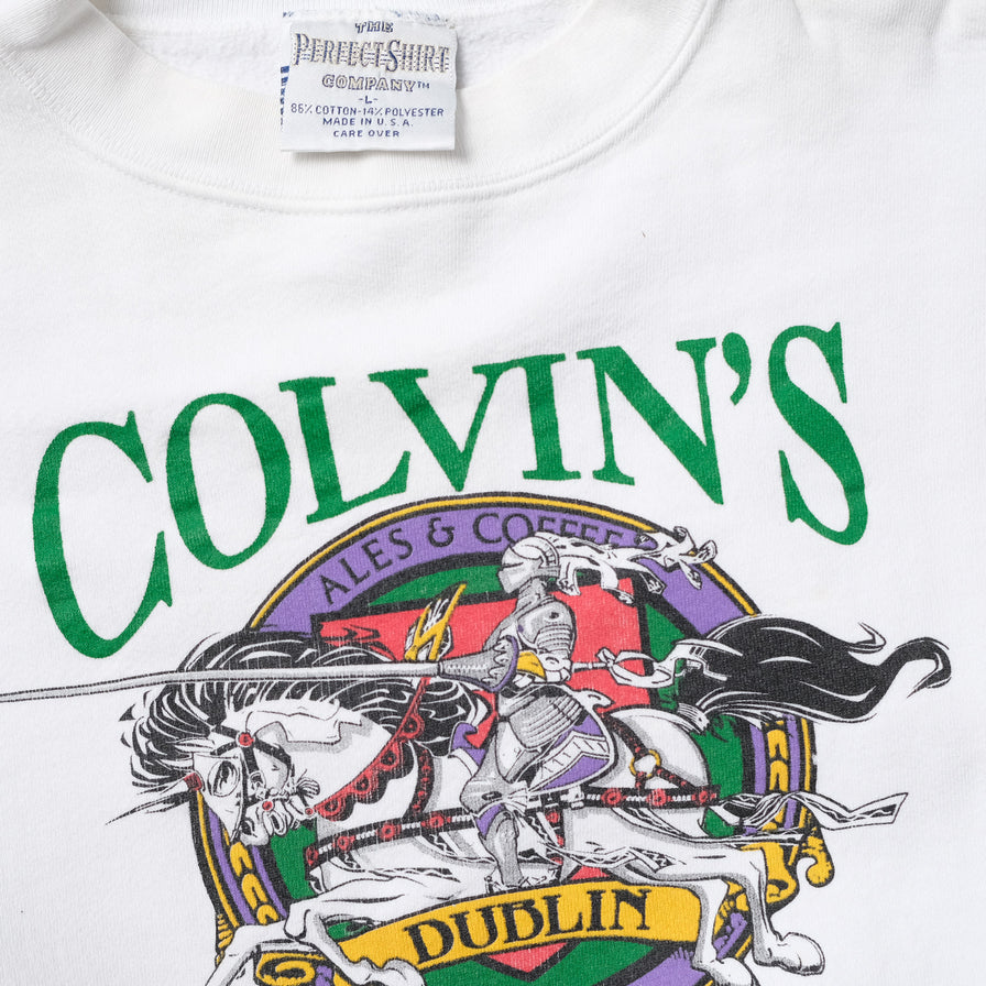 Vintage 1990 Colvins Pup Ireland Sweater Small