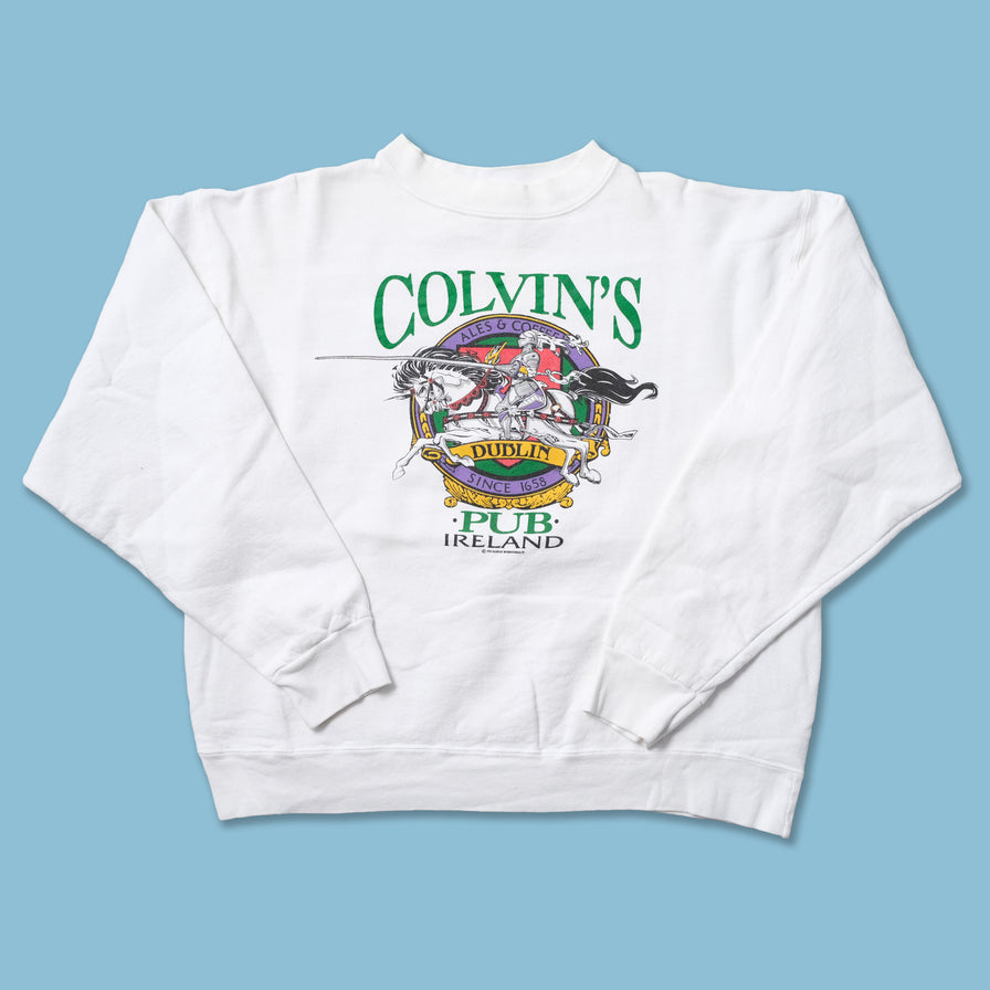 Vintage 1990 Colvins Pup Ireland Sweater Small