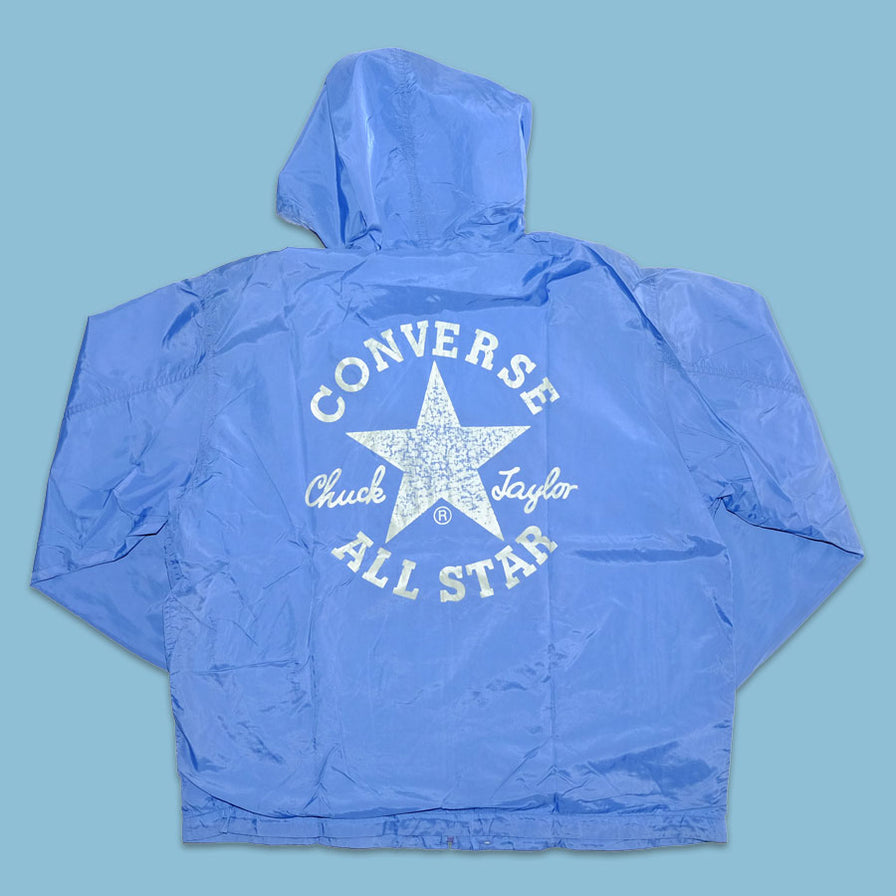 Vintage Converse Hooded Coach Jacket Medium - Double Double Vintage