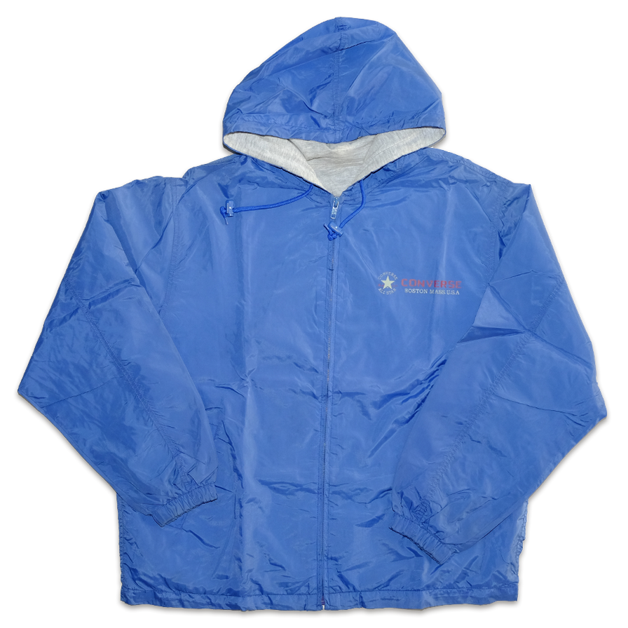 Vintage Converse Hooded Coach Jacket Medium - Double Double Vintage