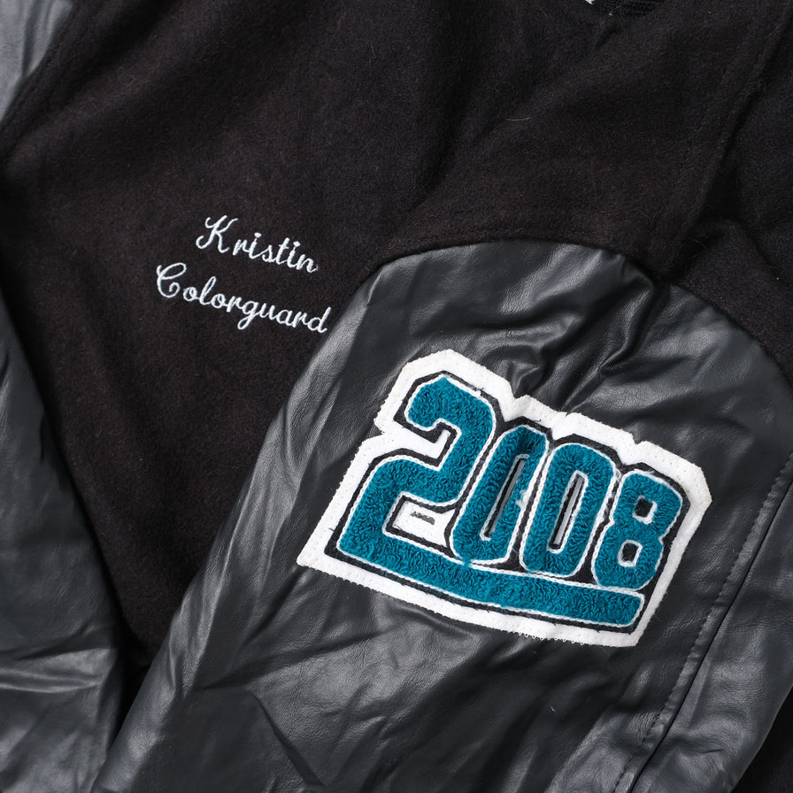 Vintage College Wool Jacket Large