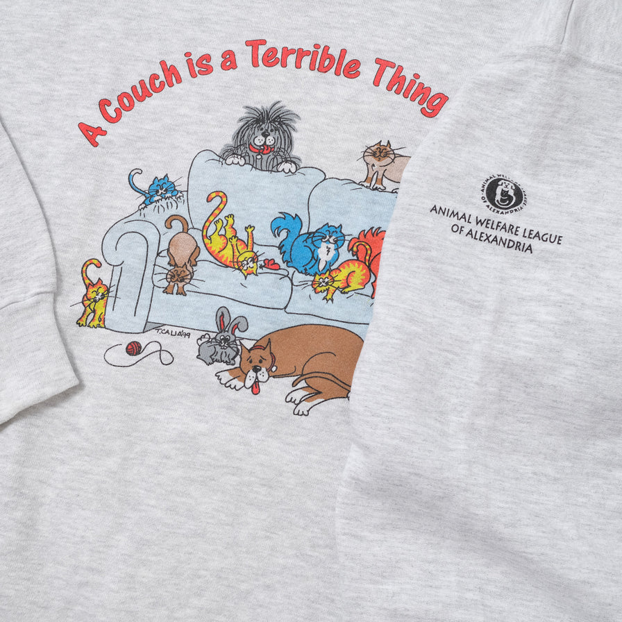 Vintage Couch Sweater XLarge