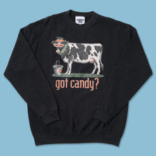 Vintage Cow Sweater Medium