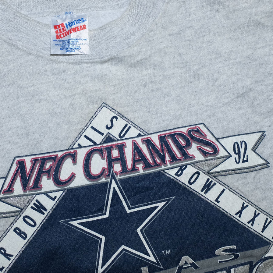 Vintage Dallas Cowboys 1992 NFC Champs Sweater Medium