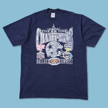 Vintage 1995 Dallas Cowboys Super Bowl T-Shirt XLarge