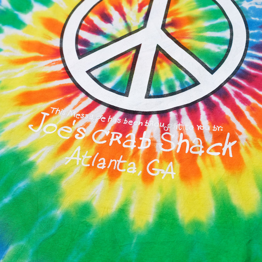 Vintage Joe's Crab Shack Tie Dye T-Shirt XXL