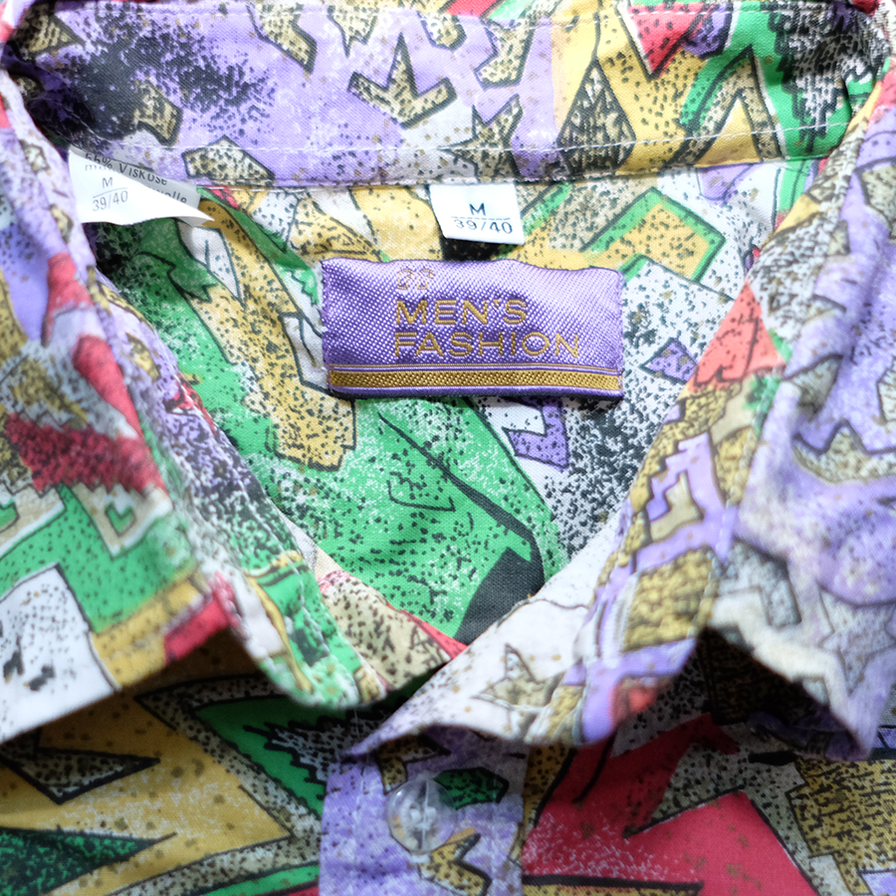 Vintage Pattern Shirt Large - Double Double Vintage