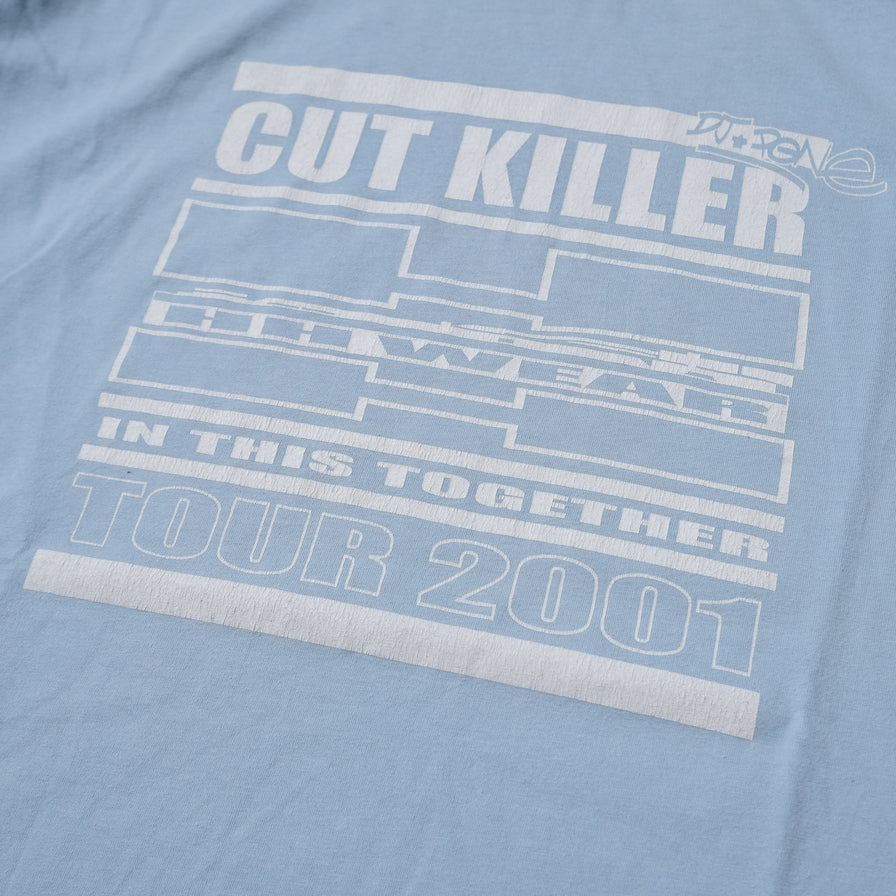 Vintage 2001 DJ Cutkiller T-Shirt XLarge