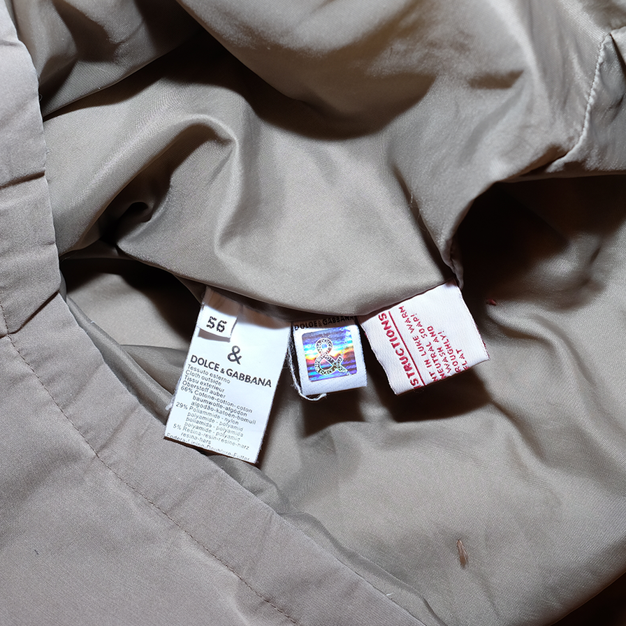 Dolce & Gabbana Padded Winter Parka Large / XLarge - Double Double Vintage