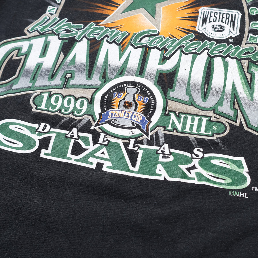 Vintage 1999 Dallas Stars T-Shirt Medium