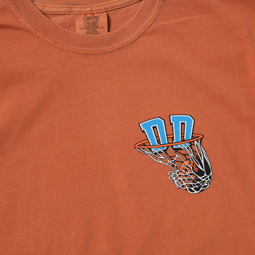 Double Double Hoop T-Shirt Orange