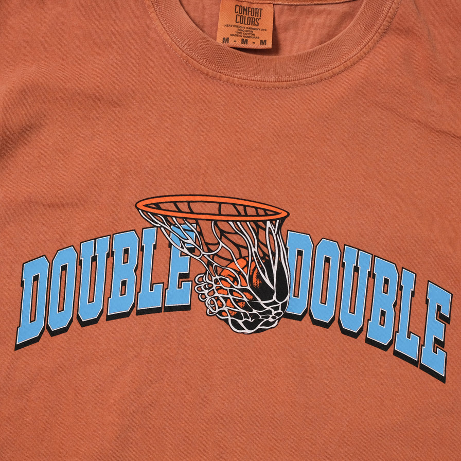 Double Double Hoop T-Shirt Orange