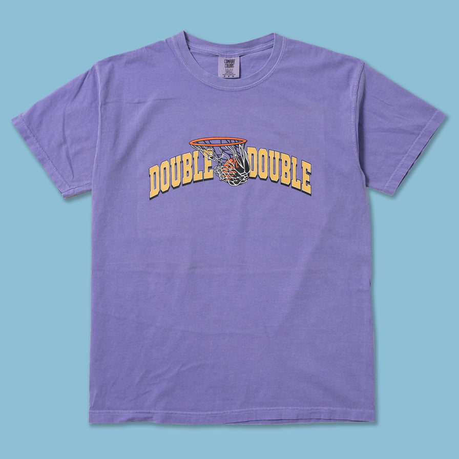 Double Double Hoop T-Shirt Purple