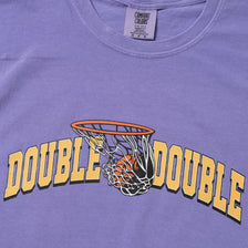 Double Double Hoop T-Shirt Purple