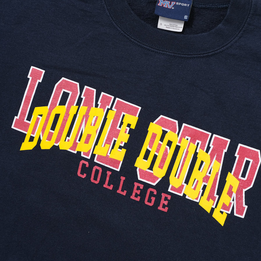 Double Double Lone Star College Sweater Small